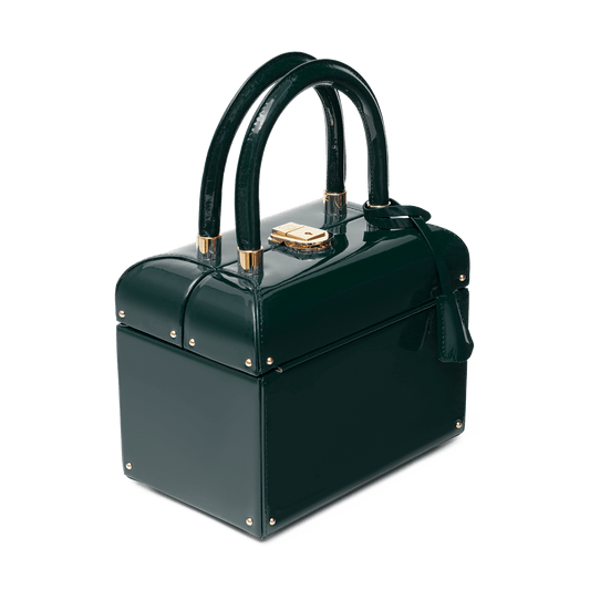 "Natalia" patent leather bag