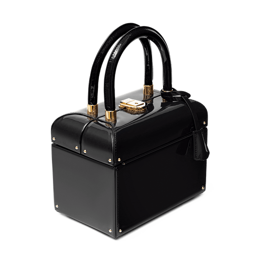 "Natalia" patent leather bag