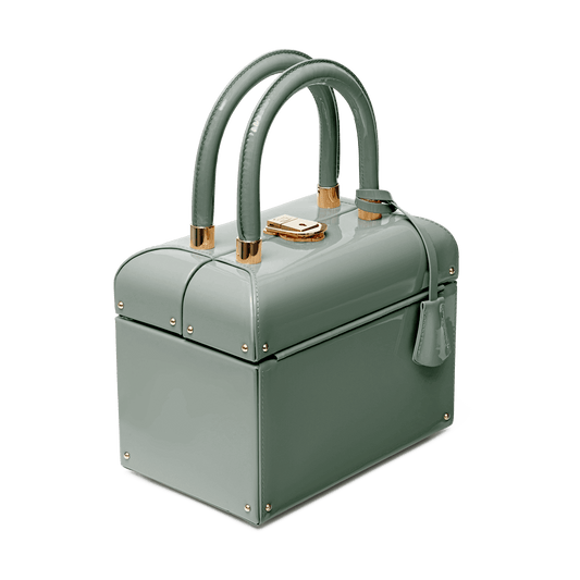 "Natalia" patent leather bag