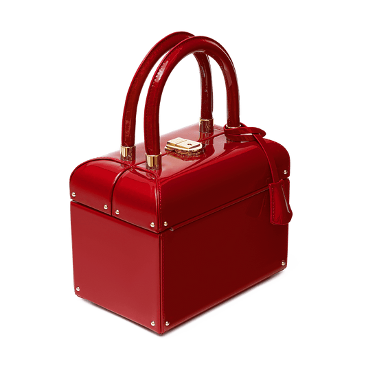 "Natalia" patent leather bag