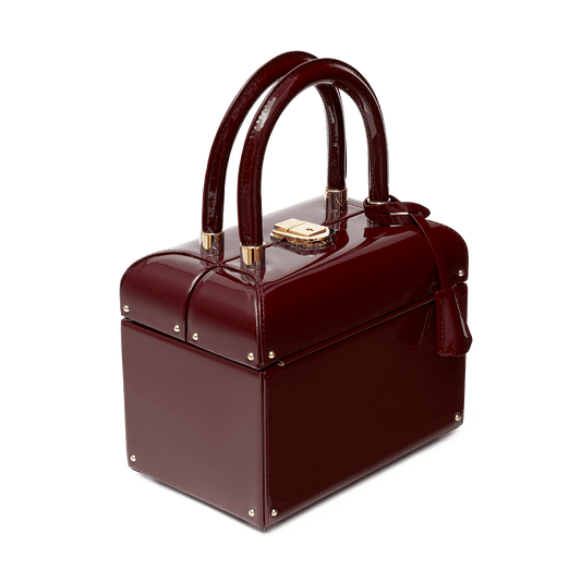 "Natalia" patent leather bag