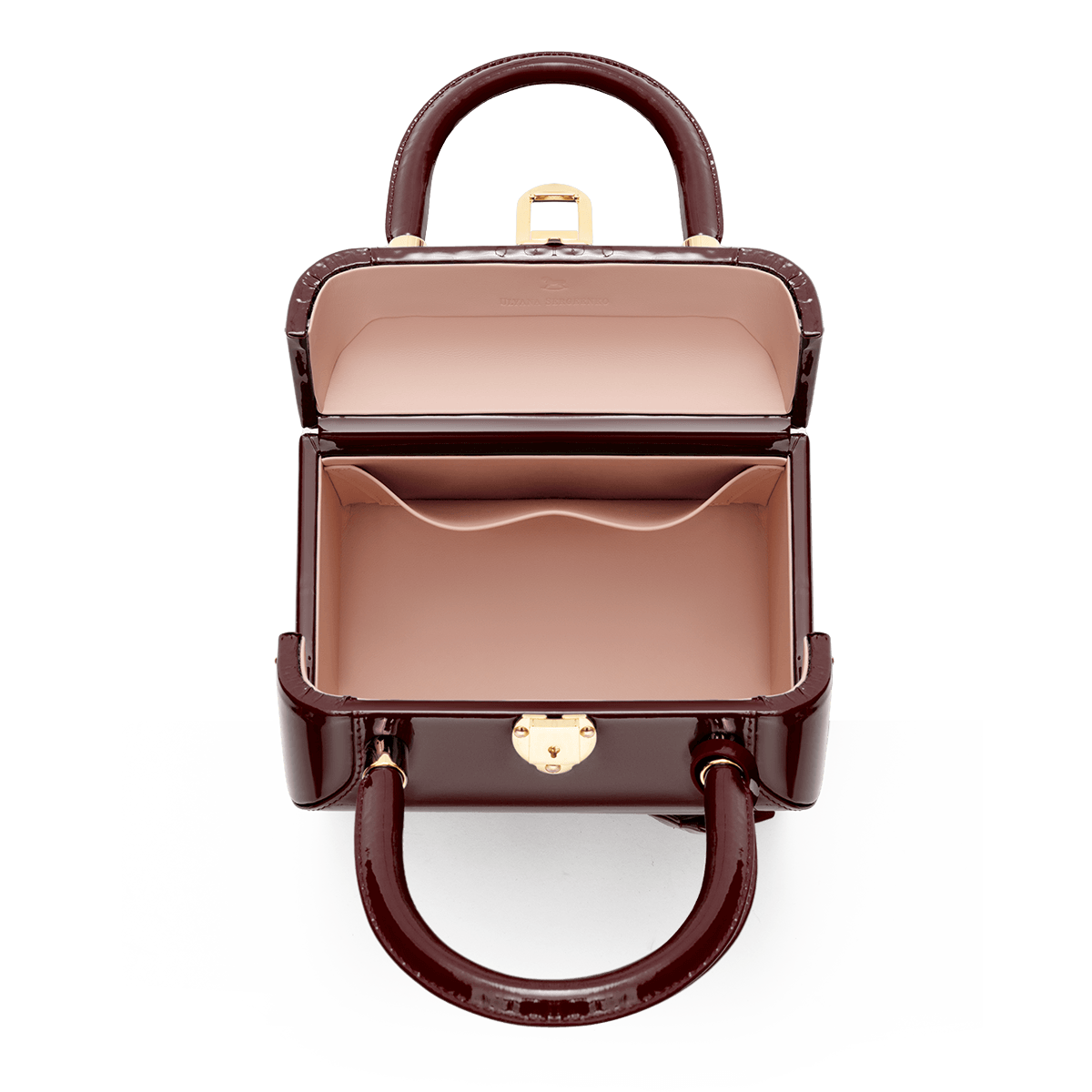 "Natalia" patent leather bag