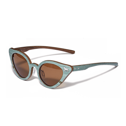 Sunglasses with wooden temples
