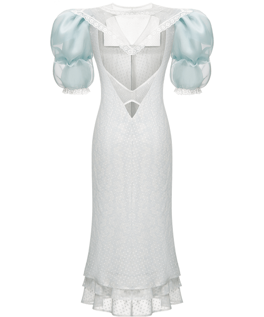 Cotton dress with signature floral and animal prints