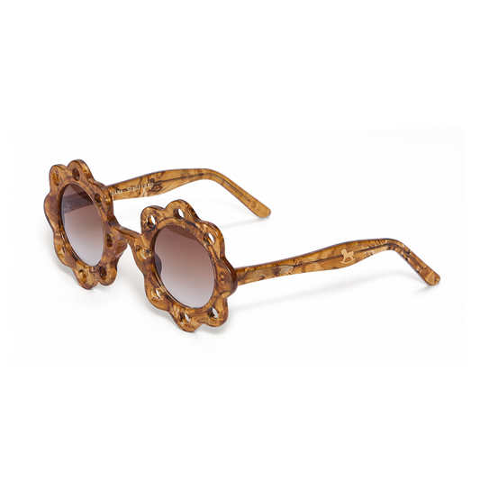 Daisy-frame sunglasses