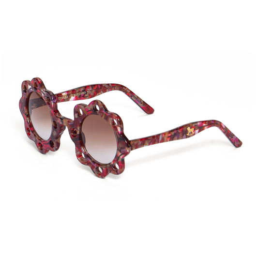 Daisy-frame sunglasses