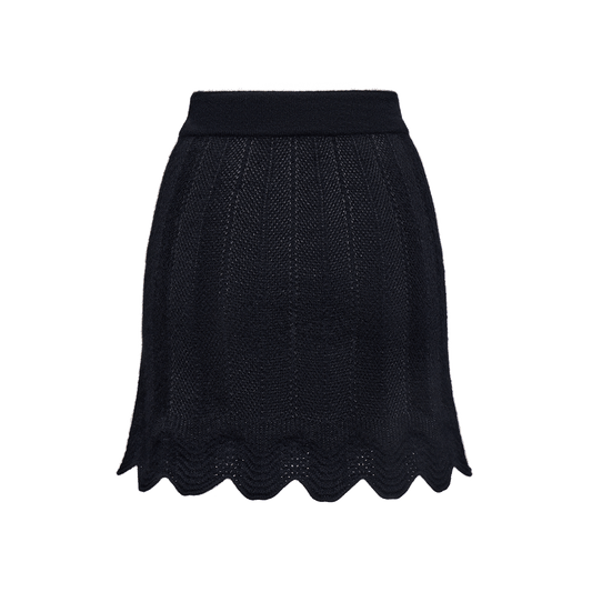 Cashmere mini-skirt