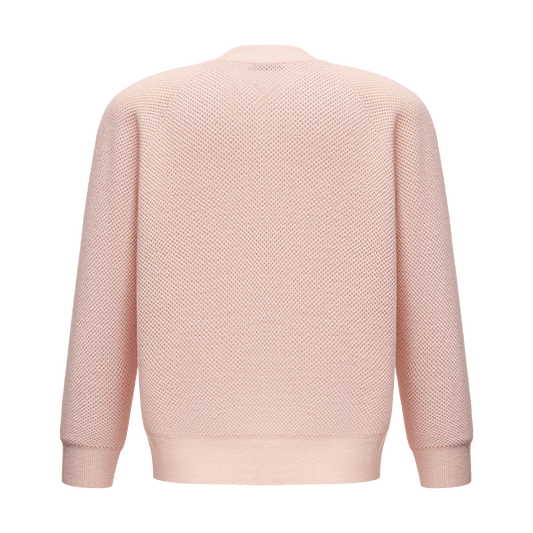 Cashmere cardigan with signature animal print