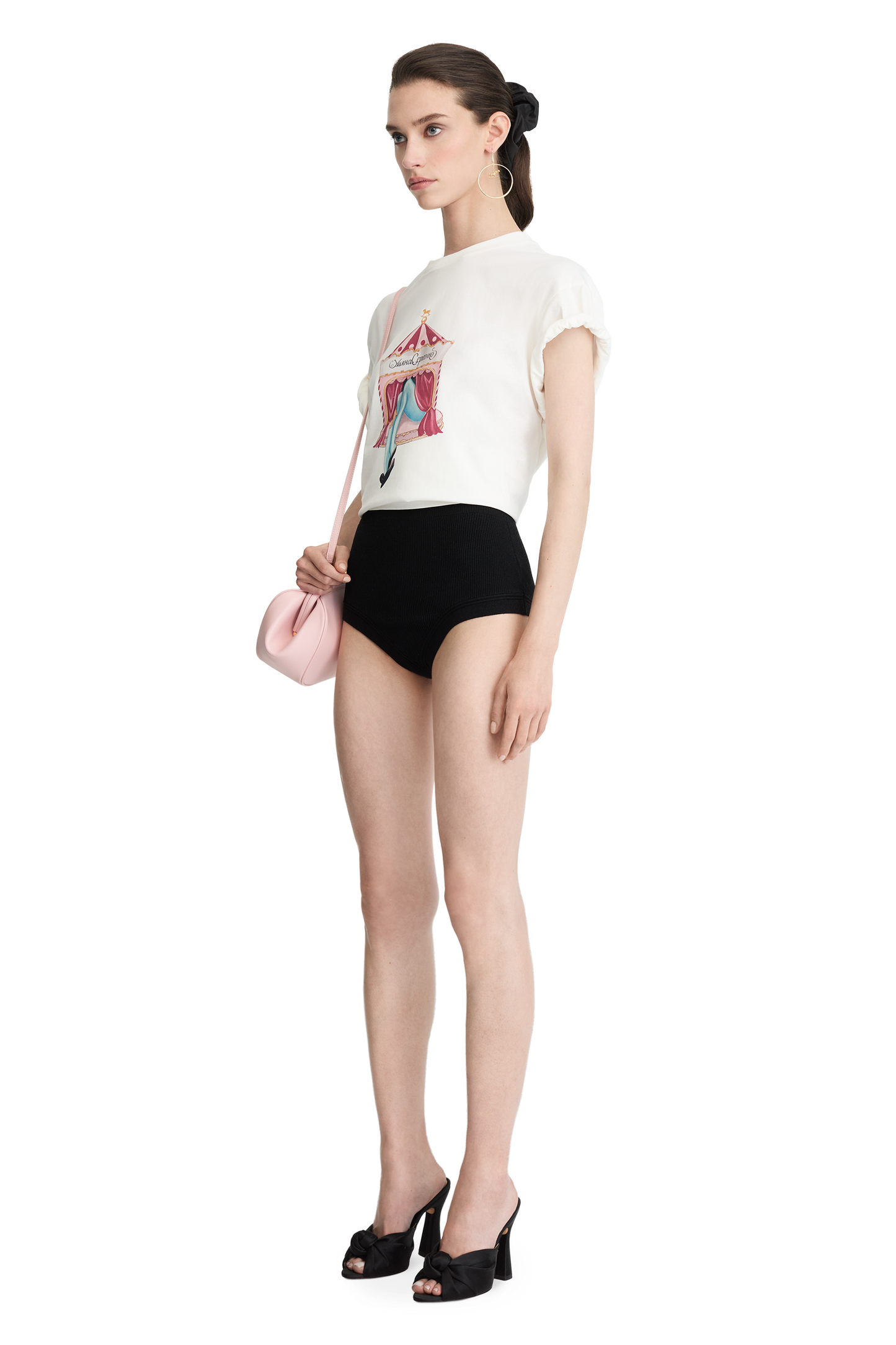 T-shirt with a signature print