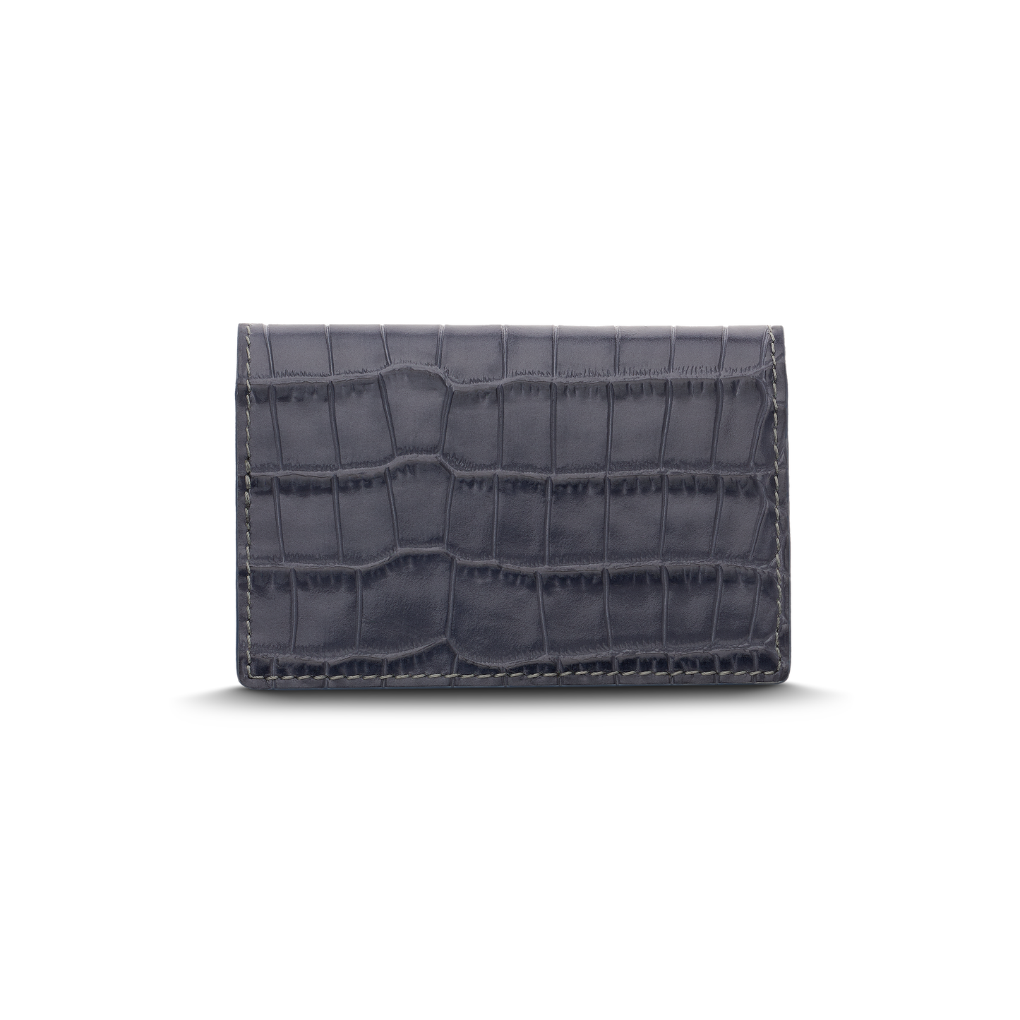 Leather cardholder with iconic rocking horse