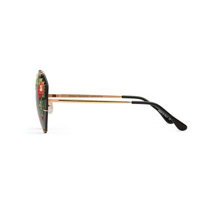 Солнцезащитные очки с вышивкой