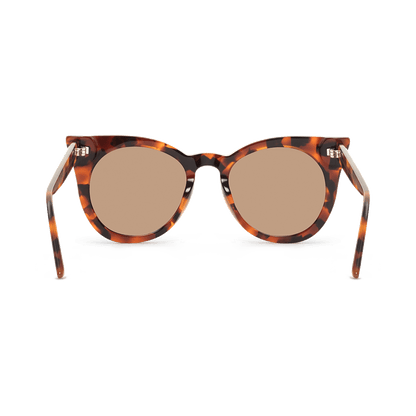 Sunglasses in a soft cat-eye shape