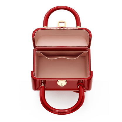 "Natalia" patent leather bag
