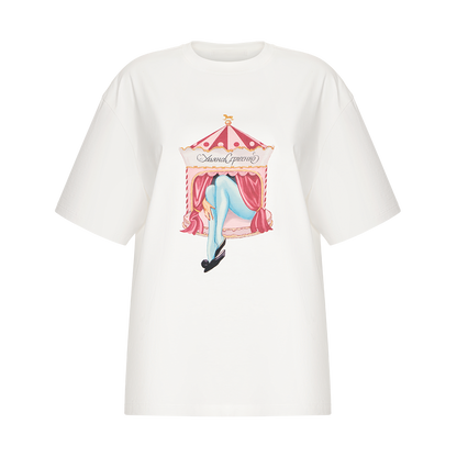 T-shirt with a signature print