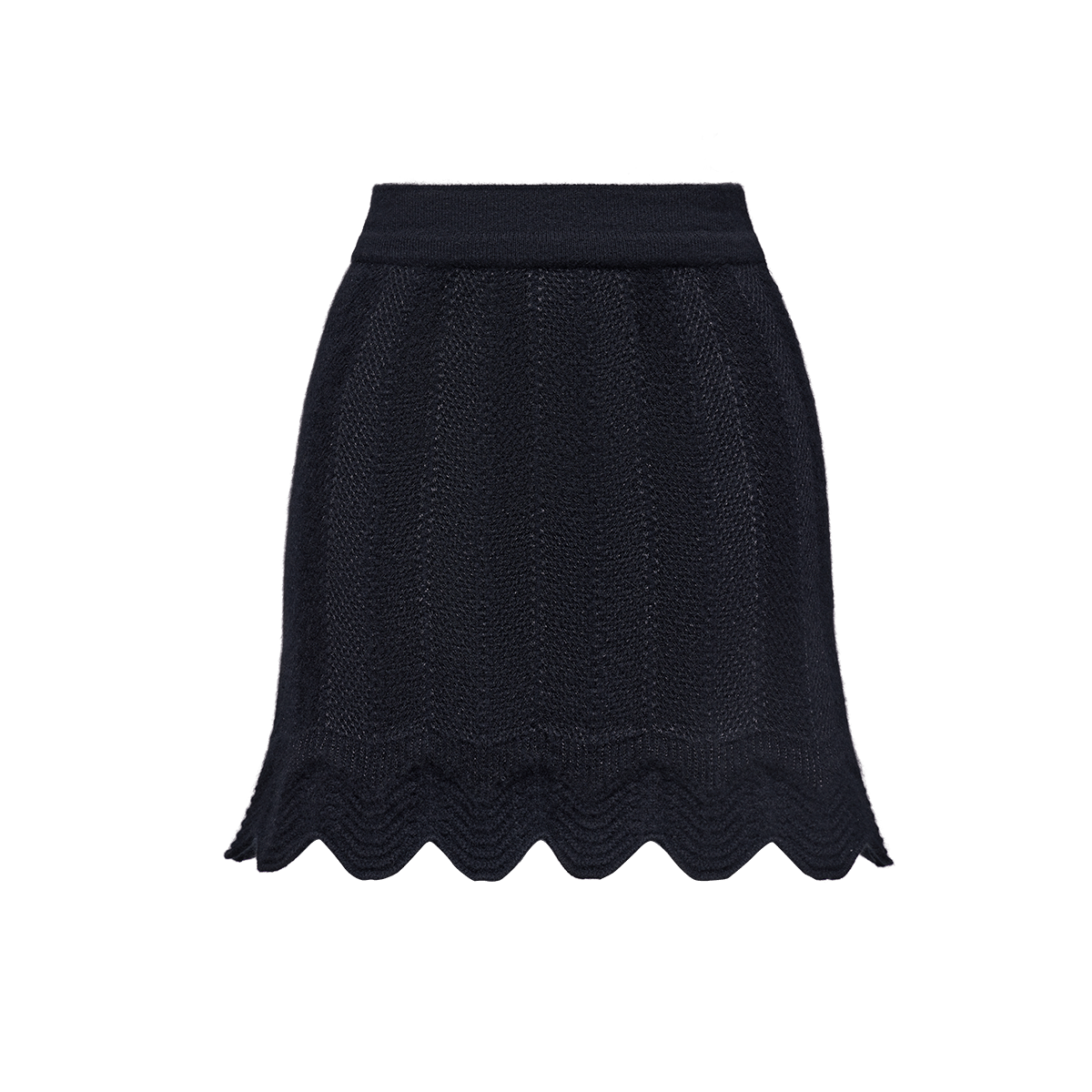 Cashmere mini-skirt