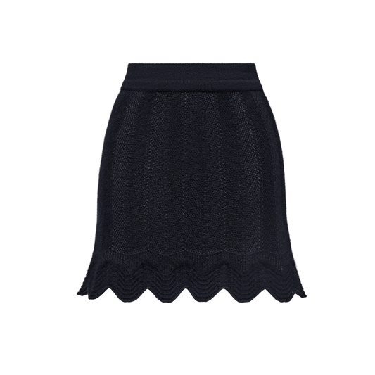 Cashmere mini-skirt
