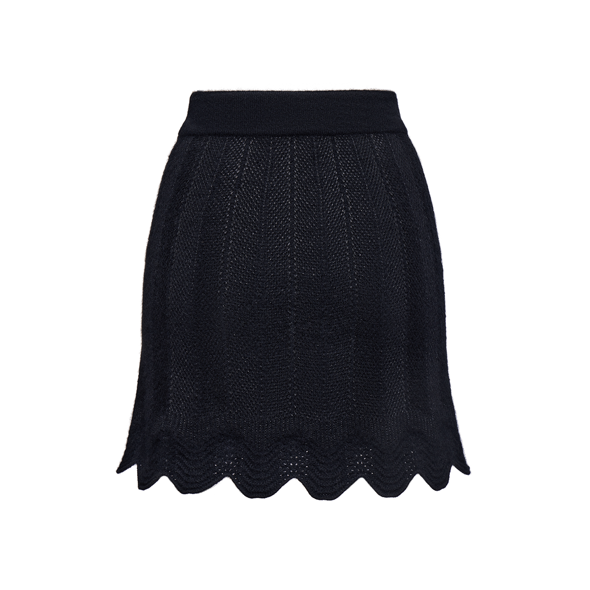 Cashmere mini-skirt