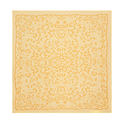 Silk scarf with a signature print