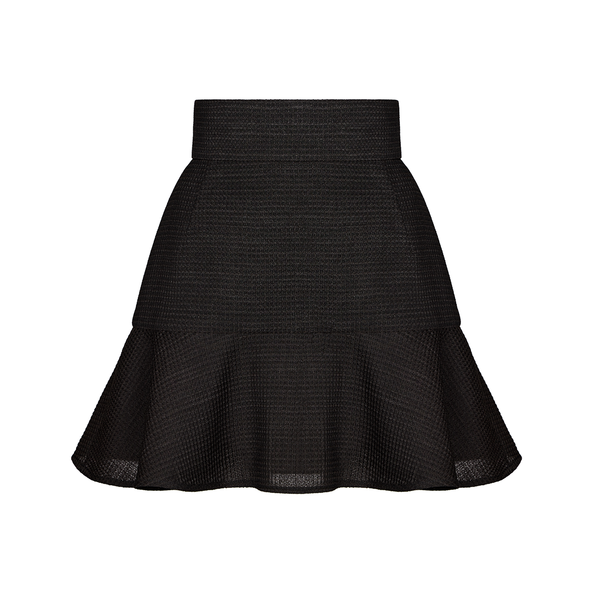 Mini skirt made of wool