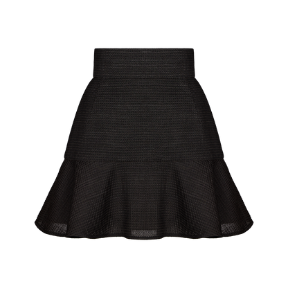 Mini skirt made of wool