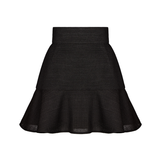 Mini skirt made of wool