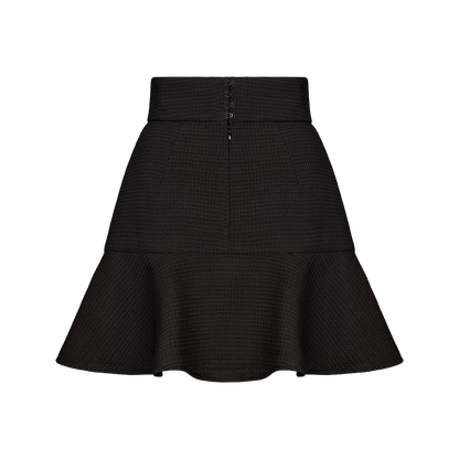 Mini skirt made of wool