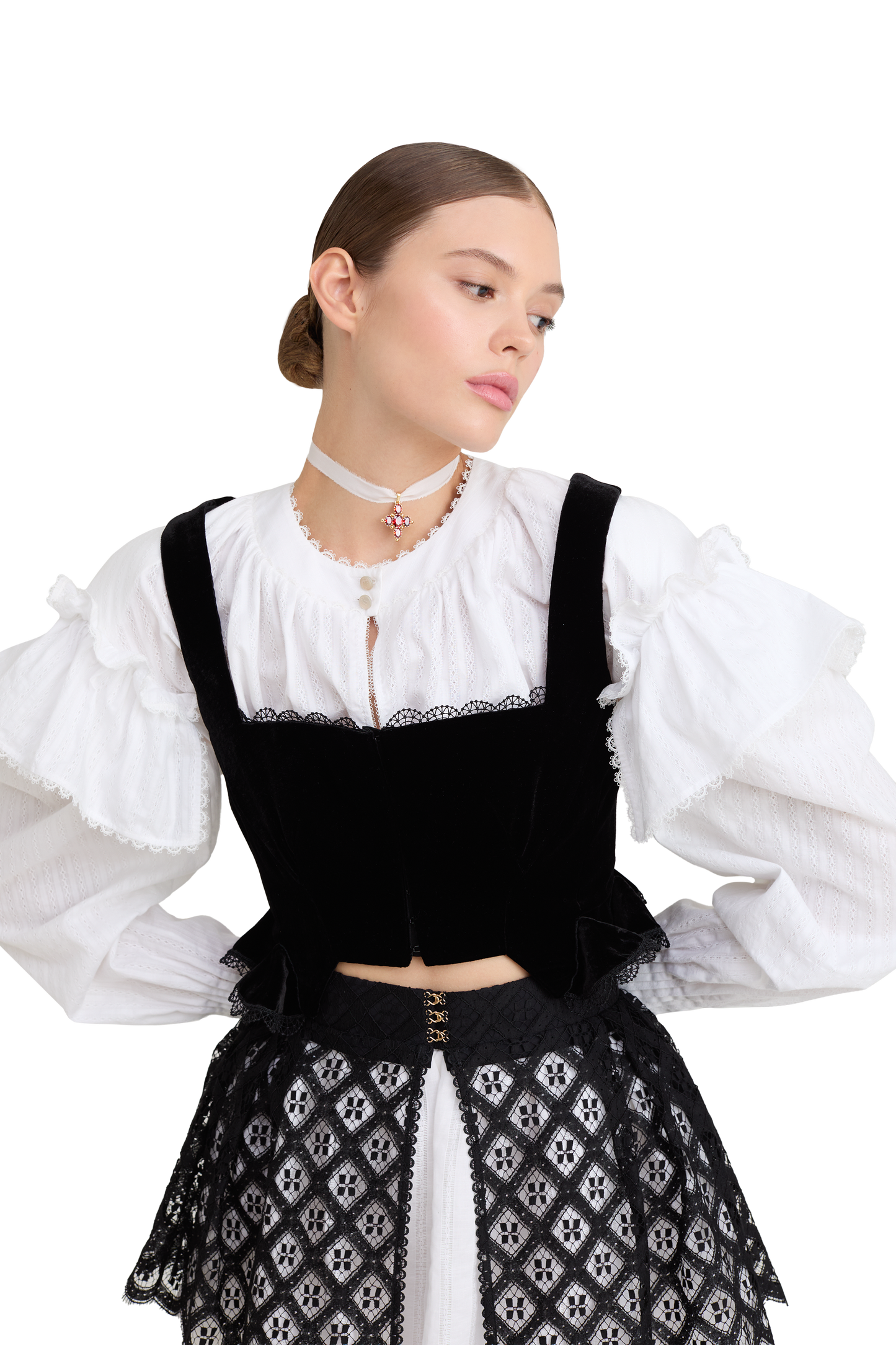 Блузка из хлопка 
